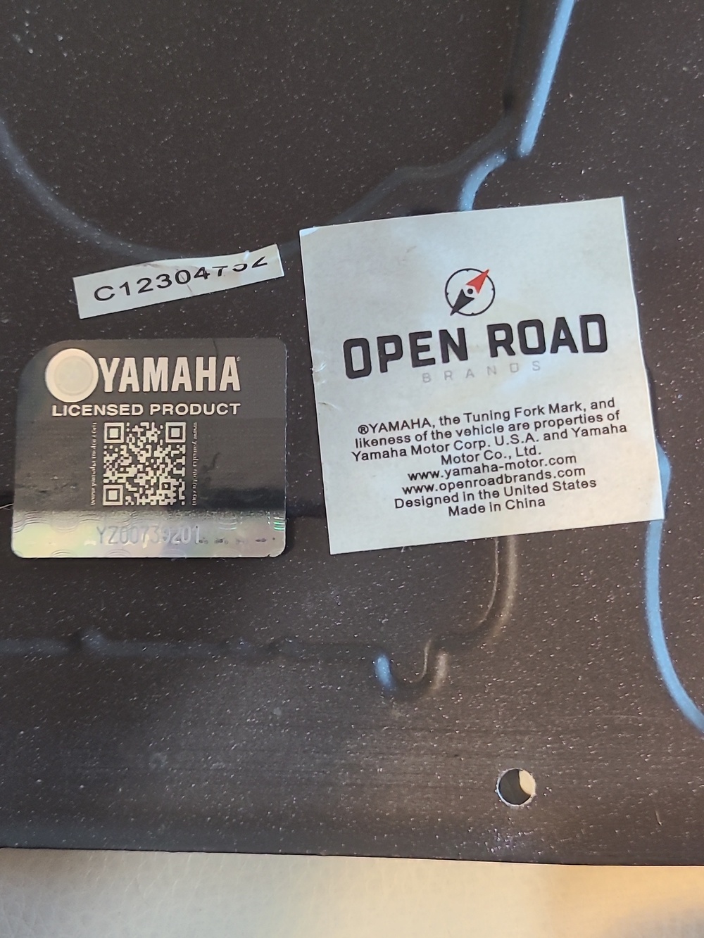 Yamaha 'The Great Escape Machine' Metal Sign - Yellow Red Black - Picture 4 of 4
